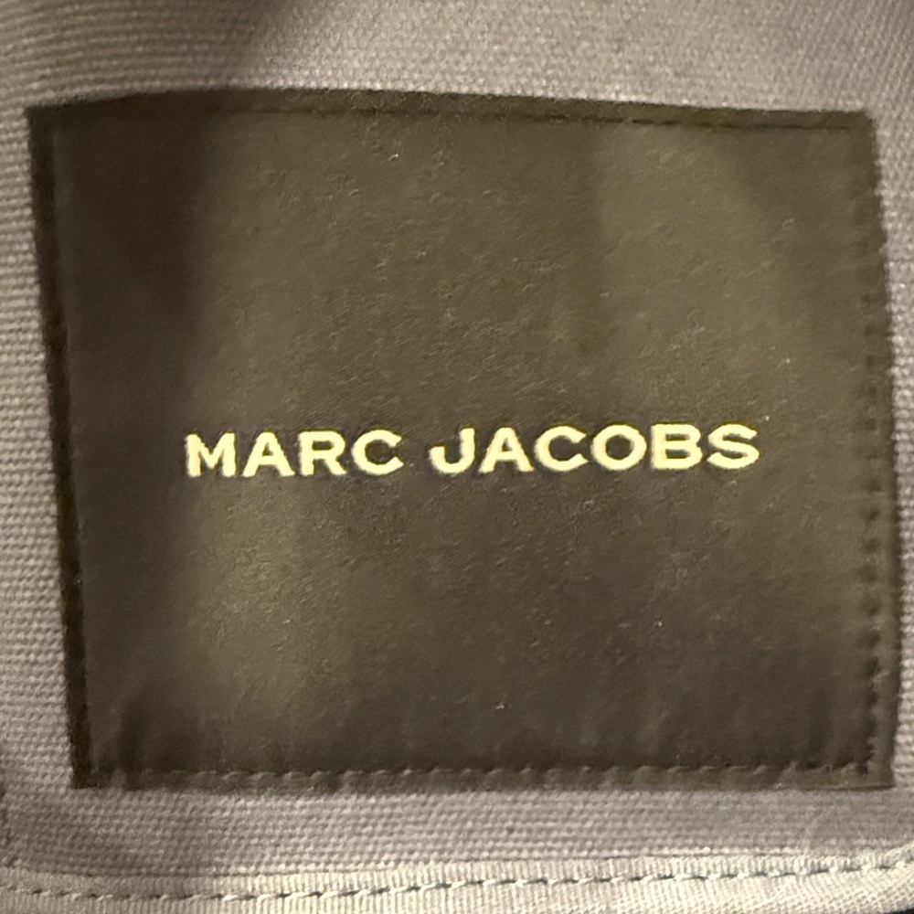 Marc Jacobs Tote Bag in Slate Gray Canvas with White Logo - Picture 2 of 10